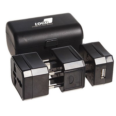 Universal Travel Adapter w/USB Port