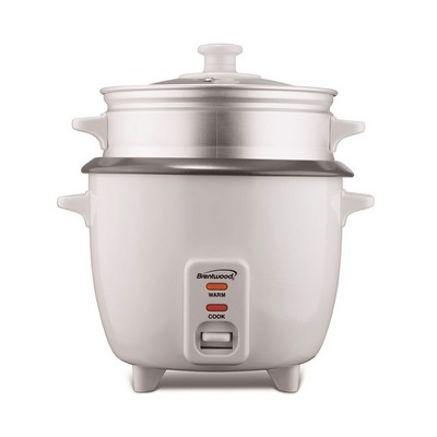 5 Cups (Uncooked) Rice Cooker w/Steamer