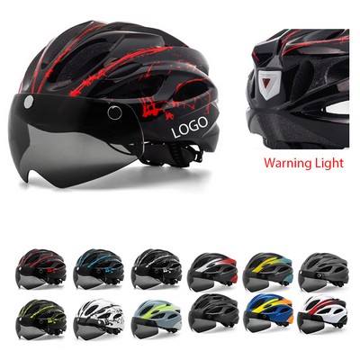 CPSC Certified 18 Air Vents Adult Bike Helmet Lightweight Bicycle Helmets With Protective Goggles