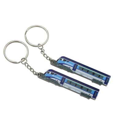 Charm PVC Keychain Travel Souvenir Gift Train Shape