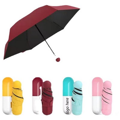 Capsule Design Anti-Uv Umbrellas