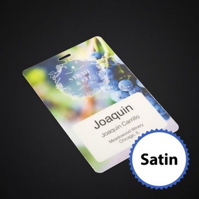 4 x 3 Prem Event Badge-Satin