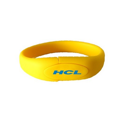 Warrenville Silicon Wristband USB Flash Drive-512MB