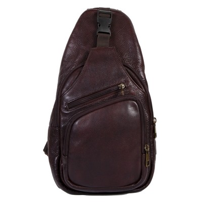 Sling Leather Backpack