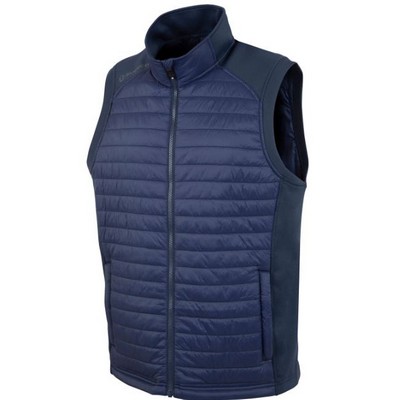 Sunice® Men's "Hamilton" Thermal Hybrid Full-Zip Vest