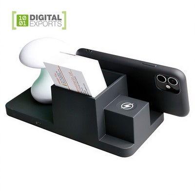 4-in-1 multi-function wireless charger is suitable for iPhone watch, headset and all mobile phones