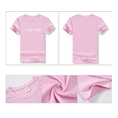 100% Cotton Adult Round Neck T Shirt