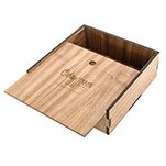 Premium Ultimate Wooden Slide Top Box (6"x6"x4")