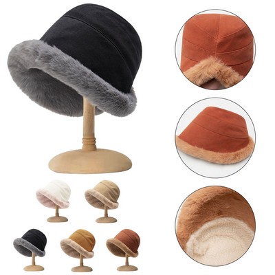 Winter Plush Bucket Hat