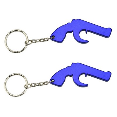 Gun Bottle Opener Keychain