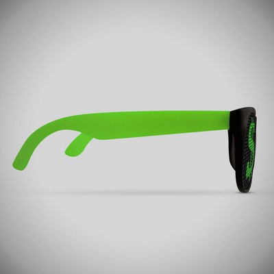 Dollar Sign Novelty Sunglasses w/Blank Arms