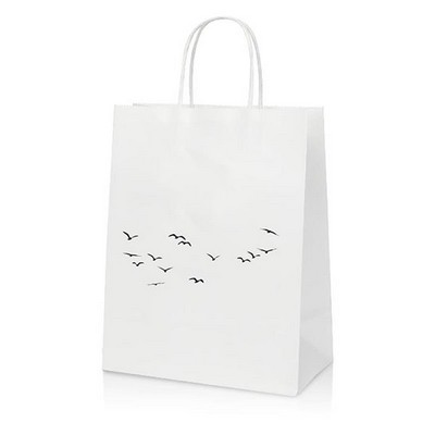 White Kraft Paper Bag - Large