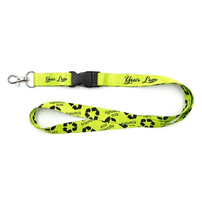 RPet Eco Friendly Lanyard With Buckle Connector