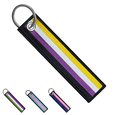 Pride Embroidery Keychain (direct import)