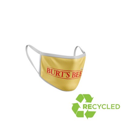 2 Ply Sublimated Recycled RPET Face Mask