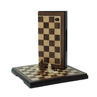 Magnetic Folding Chess & Checkers Set