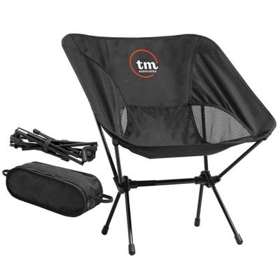 Portable Folding Chair w/ Carry Bag,Holds 250lbs for Camping, Outdoors, Beach