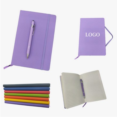 A5 Soft Journal with Matching Color Metal Ballpoint Pen