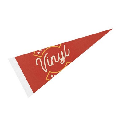 8" x 18" Full Color Felt Pennant Flag Banner with Strip