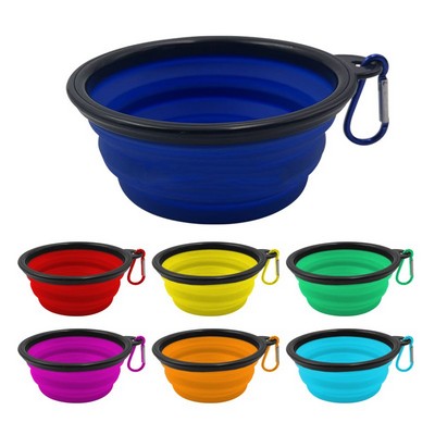 Collapsible Pet Bowl with Carabiner