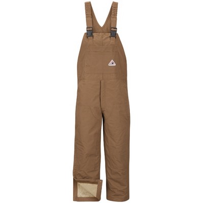 Bulwark™ Men's Insulated Brown Duck Bib Overall - Duck Brown