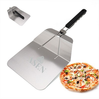 Folding Stainless Steel Pizza Peel Transfer Shovel