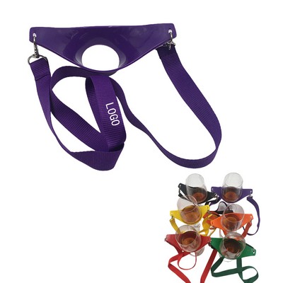 Wine Glass Holder Lanyard with PVC Holder