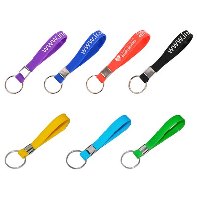 Silicone Bracelet With Keychain