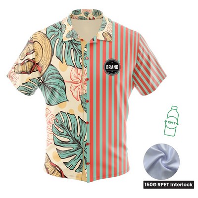 Sublimation Camp Shirt - RPET Interlock