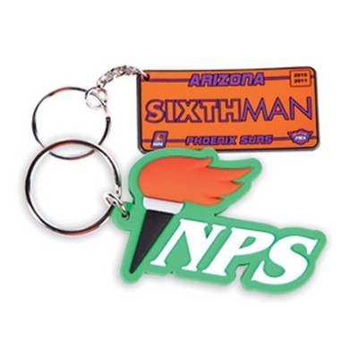 4" Keychain - 3D PVC