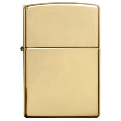 Genuine Zippo windproof lighter - Brushed Brass