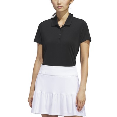 adidas Ladies Ultimate365 Solid Short Sleeve Polo