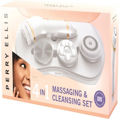 Perry Ellis 4-In-1 Massage & Facial Cleaning Device