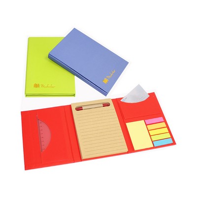 Eco-Recycled Journal w/Sticky Notes & Flags