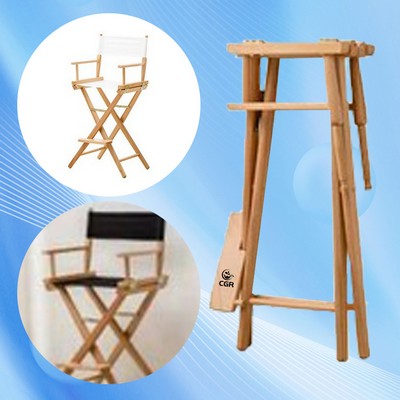 Wood Makeup Director's Fold Chair