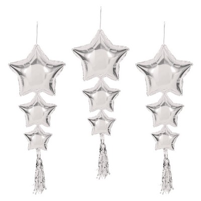 Star Balloons w/Tassels