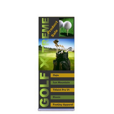 Superior Retractable Banner - 36" Poly film, Full Color, No Minimum