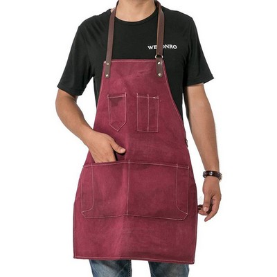 Versatile Canvas Cross Back Apron