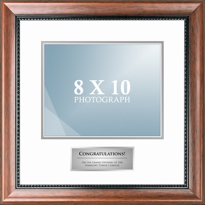 Bathurst (Walnut) - Horizontal 8"x10" Picture Frame 17"x17"