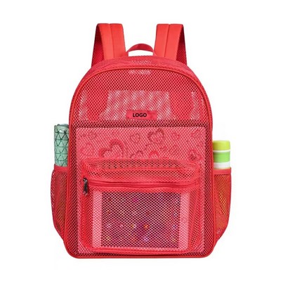 Semi Transparent Mesh Backpack