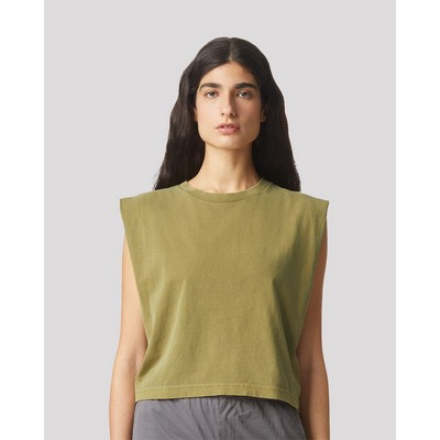 American Apparel® Garment-Dyed Women's Heavyweight Muscle Tee