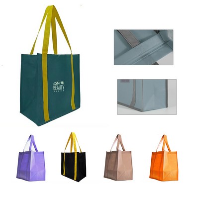 Two-Tone Non-Woven Shopping Bag