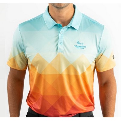 Men's Golf Polo - Arizona Sunset