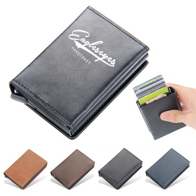 Pu Leather Business Card Holder