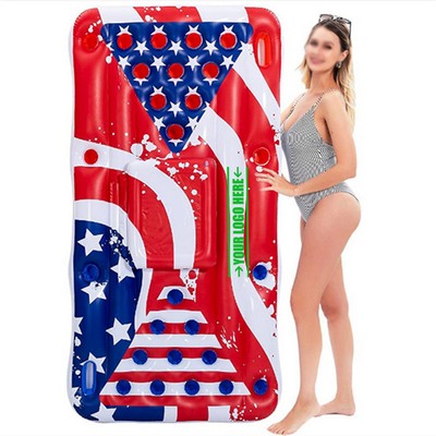 Play Platoon H2pong Inflatable Party Pong Raft With Cooler