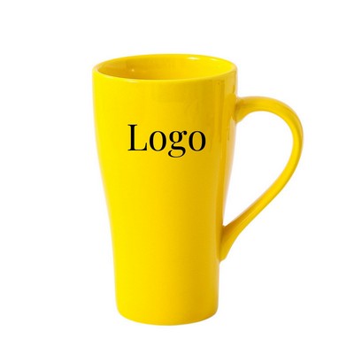 16 oz Large Size Ceramic Mug with Wide Loop Handle