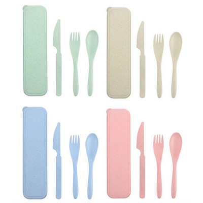 Portable Wheat Straw Cutlery Sets