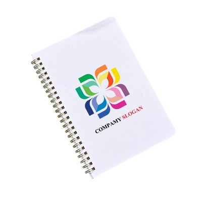 A5 PP Cover Lined Spiral Notebook