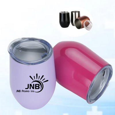 Stainless Steel Wine Tumbler with Lid