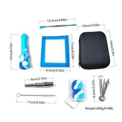 Silicone Tobacco Pipe Set